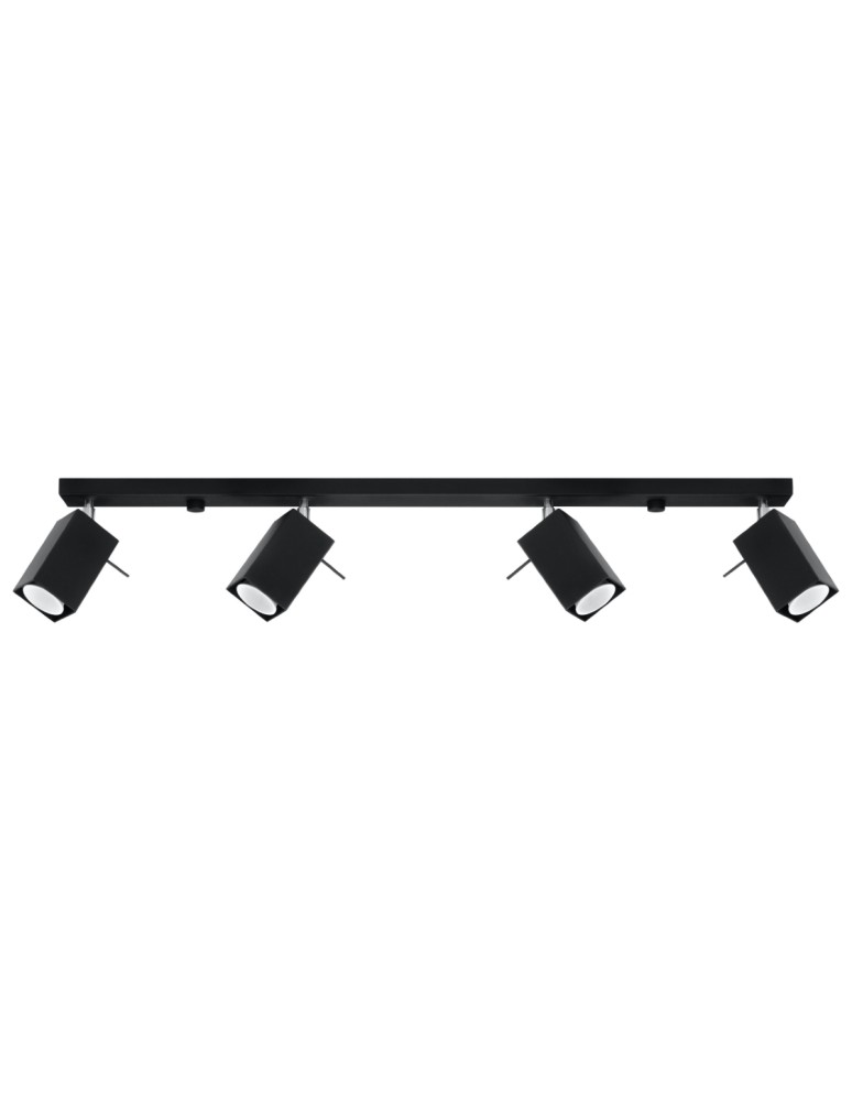 Ceiling lamps - Sollux Plafond MERIDA 4L black SL.0459 - product kolory-swiatla.pl 1