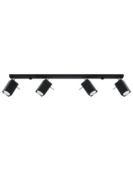 Sollux Plafond MERIDA 4L black SL.0459