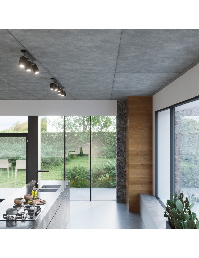 Ceiling lamps - Sollux Plafond MERIDA 4L black SL.0459 - product kolory-swiatla.pl 7