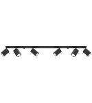 Ceiling lamps - Sollux Plafond MERIDA 6L black SL.0460 - product 1