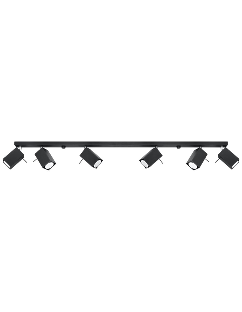 Ceiling lamps - Sollux Plafond MERIDA 6L black SL.0460 - product kolory-swiatla.pl 1
