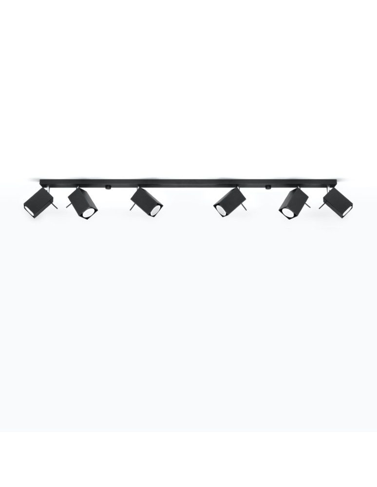 Ceiling lamps - Sollux Plafond MERIDA 6L black SL.0460 - product kolory-swiatla.pl 2
