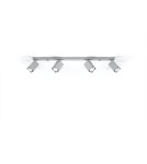 Ceiling lamps - Sollux Plafond MERIDA 4L gray SL.0461 - product 2