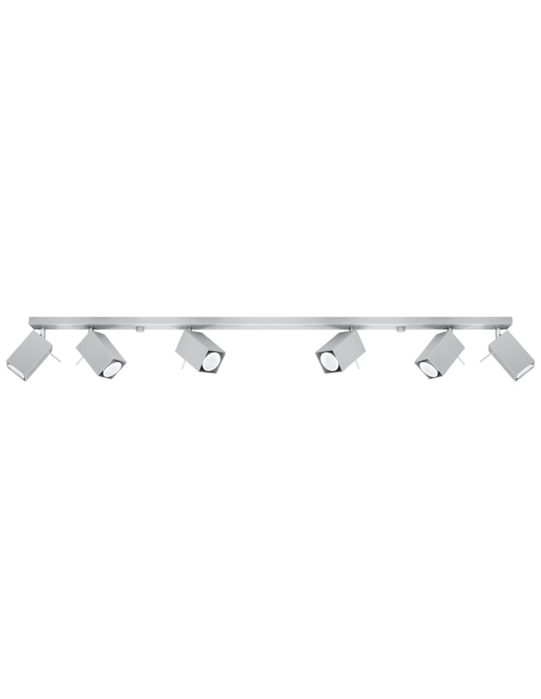 Ceiling lamps - Sollux Plafond MERIDA 6L grey SL.0462 - product kolory-swiatla.pl 1