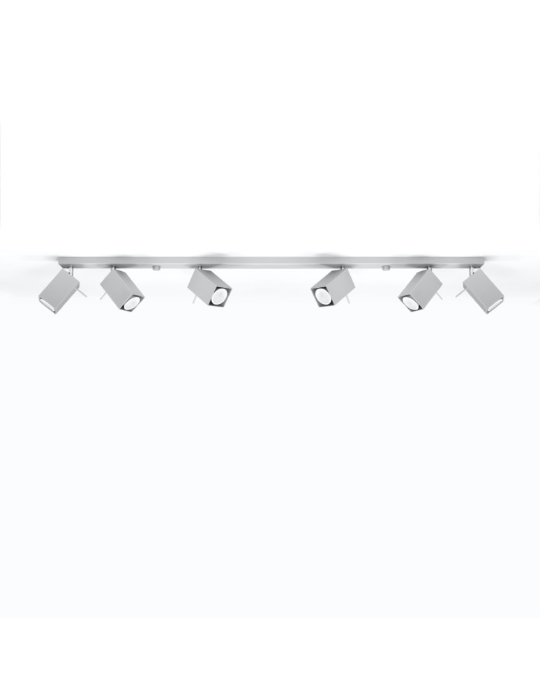 Ceiling lamps - Sollux Plafond MERIDA 6L grey SL.0462 - product kolory-swiatla.pl 2