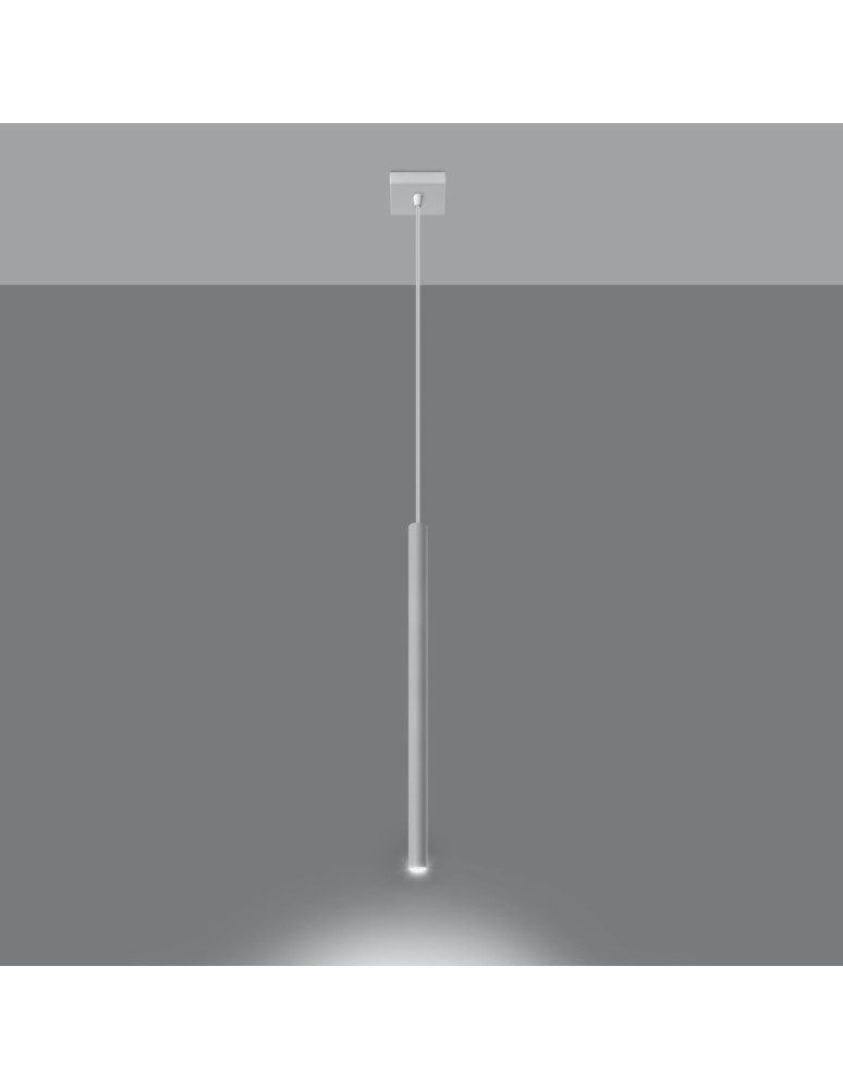 Pendant lamps - Sollux PASTELO 1 pendant lamp white SL.0465 - product kolory-swiatla.pl 3