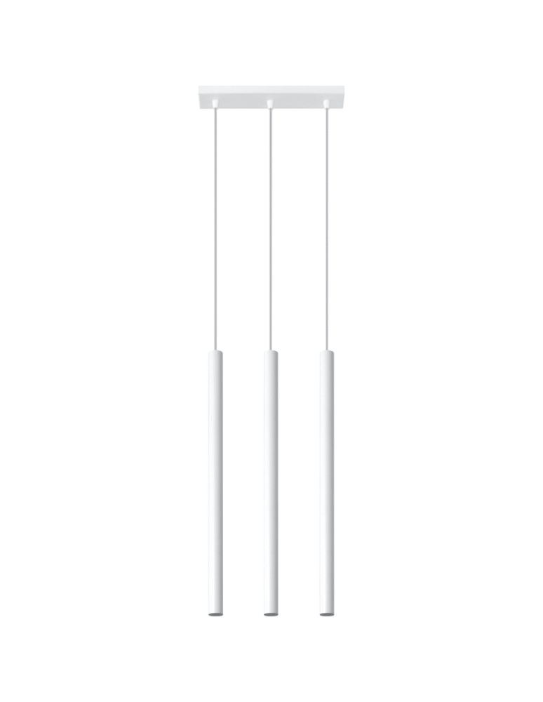 Pendant lamps - Sollux PASTELO 3 pendant lamp white SL.0466 - product kolory-swiatla.pl 1