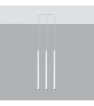 Pendant lamps - Sollux PASTELO 3 pendant lamp white SL.0466 - product 2