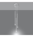 Pendant lamps - Sollux PASTELO 3P pendant lamp white SL.0467 - product 3