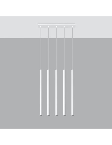 Sollux Lampa wisząca PASTELO 5 biała SL.0468 - produkt 2