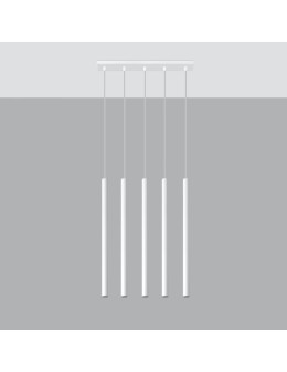 Sollux Lampa wisząca PASTELO 5 biała SL.0468 - produkt 2
