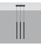 Sollux Lampa wisząca PASTELO 3 czarna SL.0470 Sollux Lampa wisząca PASTELO 3 czarna SL.0470