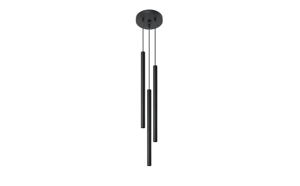 Sollux Lampa wisząca PASTELO 3P czarna SL.0471