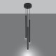 Sollux Lampa wisząca PASTELO 3P czarna SL.0471
