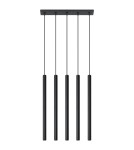 Pendant lamps - Sollux PASTELO 5 pendant lamp black SL.0472 - product 1