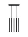 Sollux Lampa wisząca PASTELO 5 czarna SL.0472