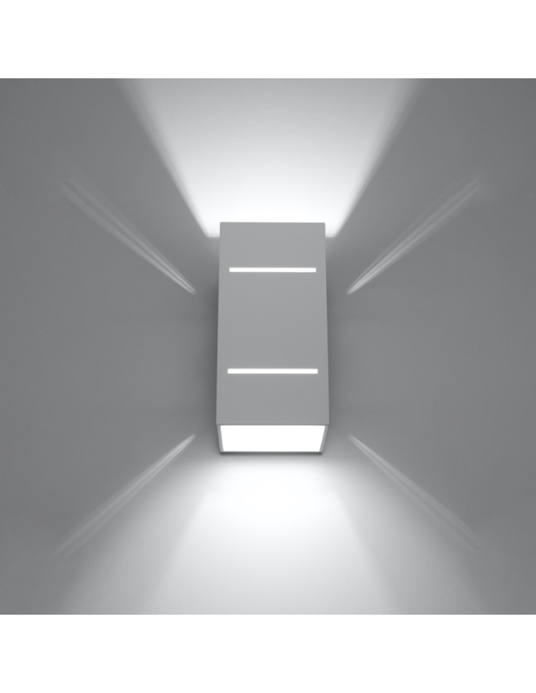Wall lamps - Sollux Wall lamp BLOCCO white SL.0477 - product kolory-swiatla.pl 3