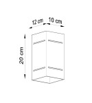 Sollux Kinkiet BLOCCO biały SL.0477
