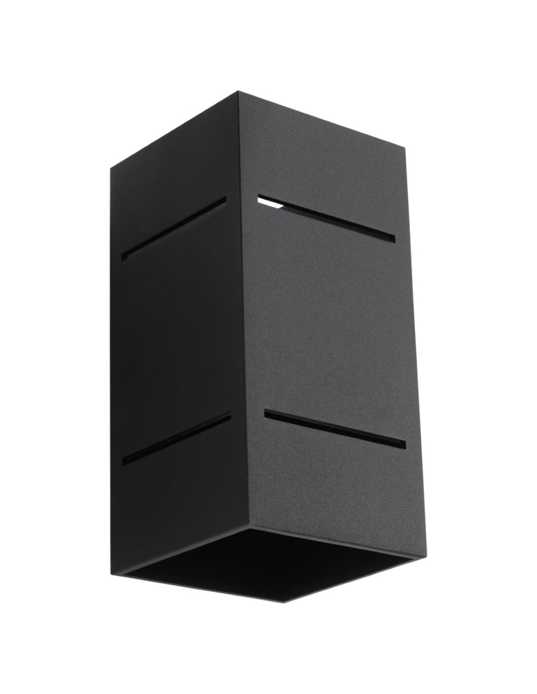 Wall lamps - Sollux Wall lamp BLOCCO black SL.0478 - product kolory-swiatla.pl 1