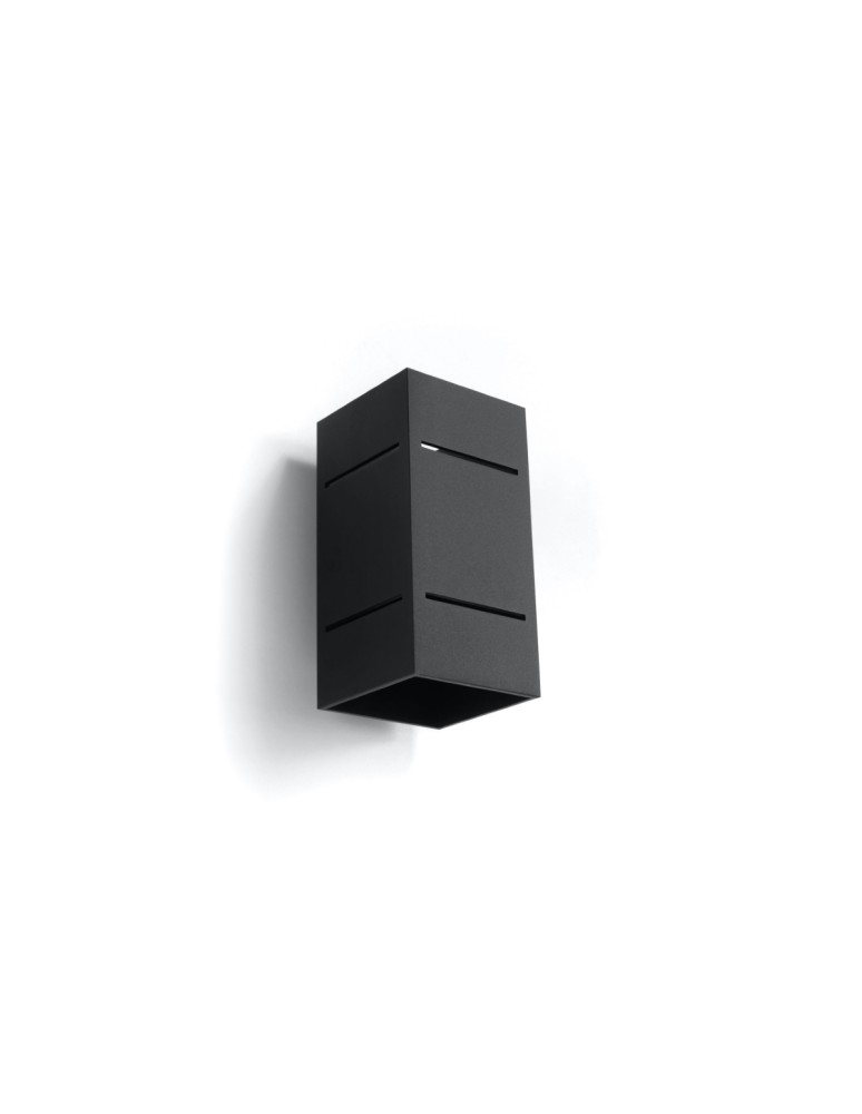 Wall lamps - Sollux Wall lamp BLOCCO black SL.0478 - product kolory-swiatla.pl 2