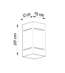 Sollux Kinkiet BLOCCO czarny SL.0478