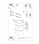 Sollux Kinkiet BLOCCO czarny SL.0478
