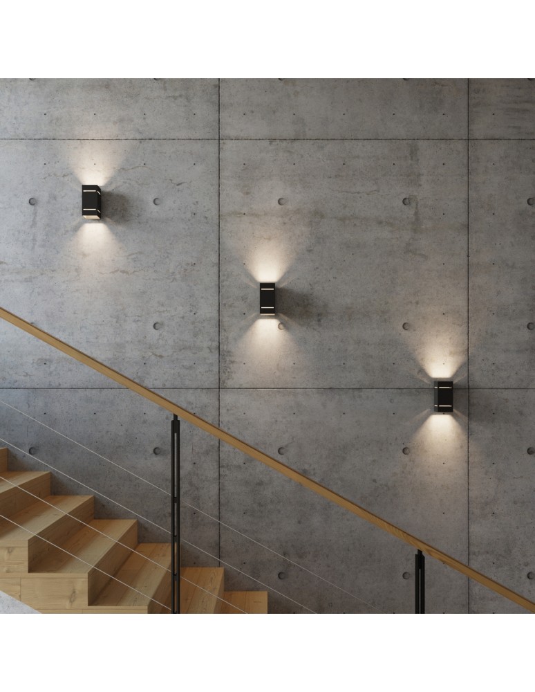 Wall lamps - Sollux Wall lamp BLOCCO black SL.0478 - product kolory-swiatla.pl 7