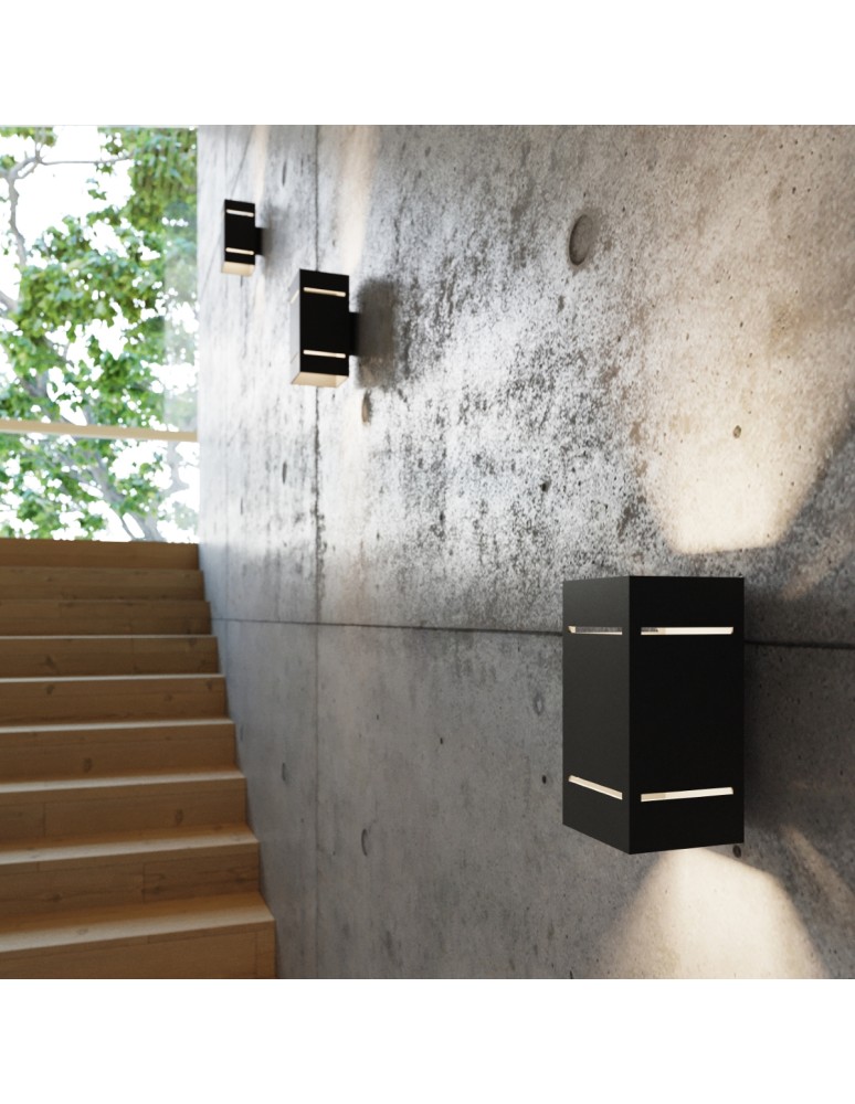 Wall lamps - Sollux Wall lamp BLOCCO black SL.0478 - product kolory-swiatla.pl 9