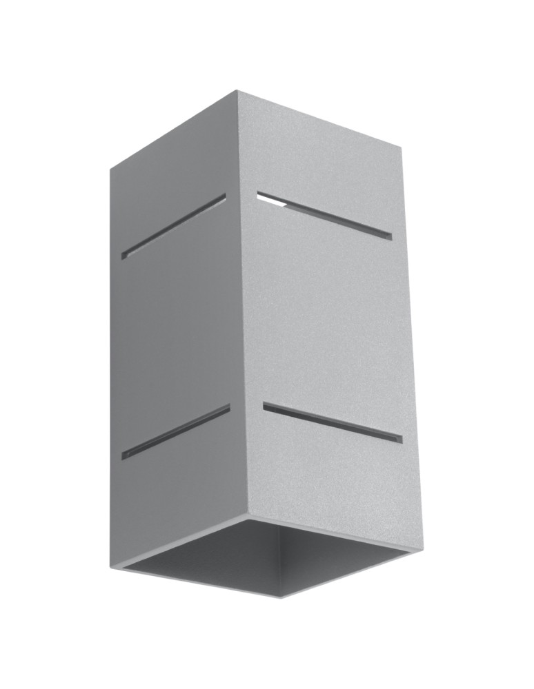 Wall lamps - Sollux Wall lamp BLOCCO gray SL.0479 - product kolory-swiatla.pl 1