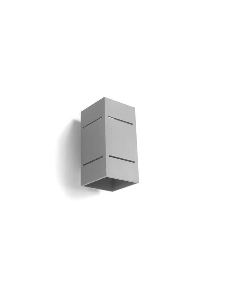 Wall lamps - Sollux Wall lamp BLOCCO gray SL.0479 - product kolory-swiatla.pl 2