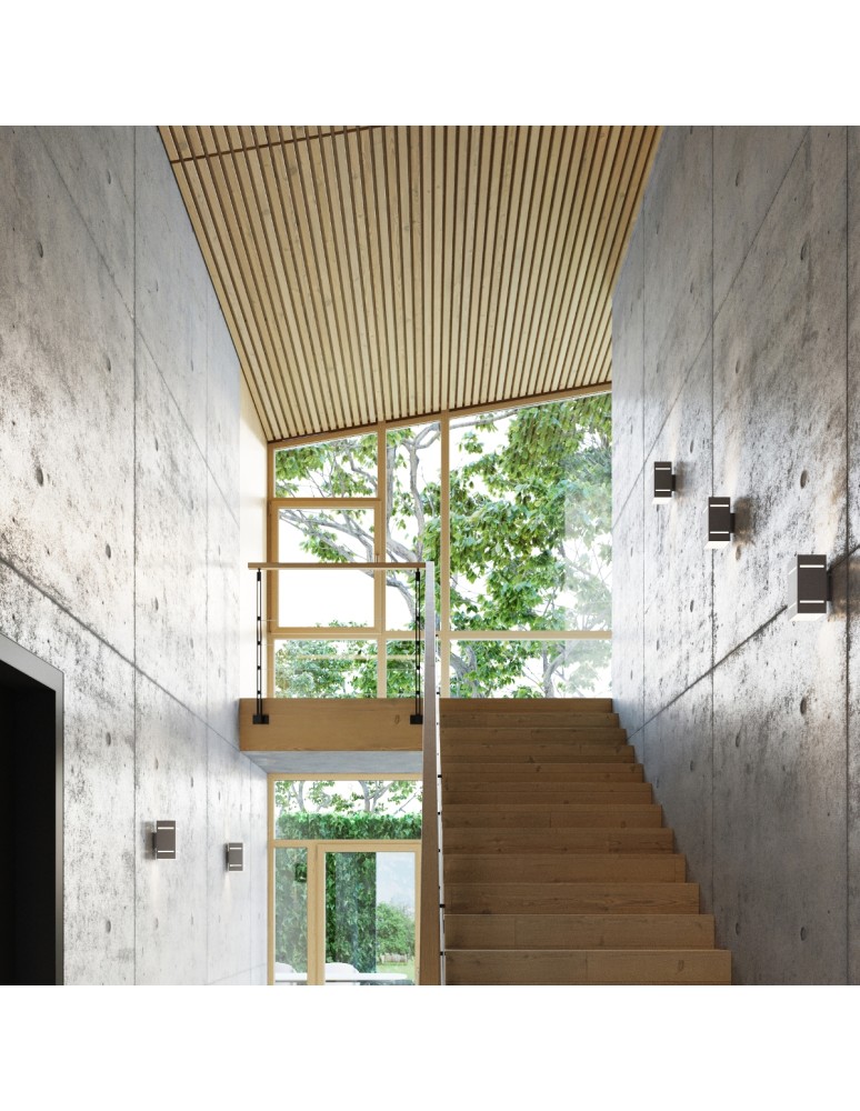 Wall lamps - Sollux Wall lamp BLOCCO gray SL.0479 - product kolory-swiatla.pl 8