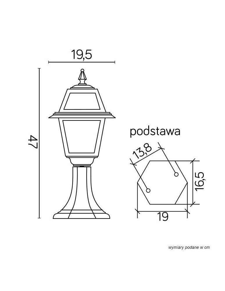 Standing garden lamps - SU-MA Stained Glass K 4011/1/N with Stained Glass Standing. - product kolory-swiatla.pl 8
