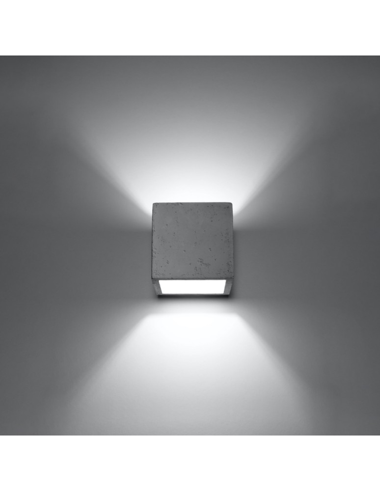 Wall lamps - Sollux QUAD concrete wall lamp SL.0487 - product kolory-swiatla.pl 3