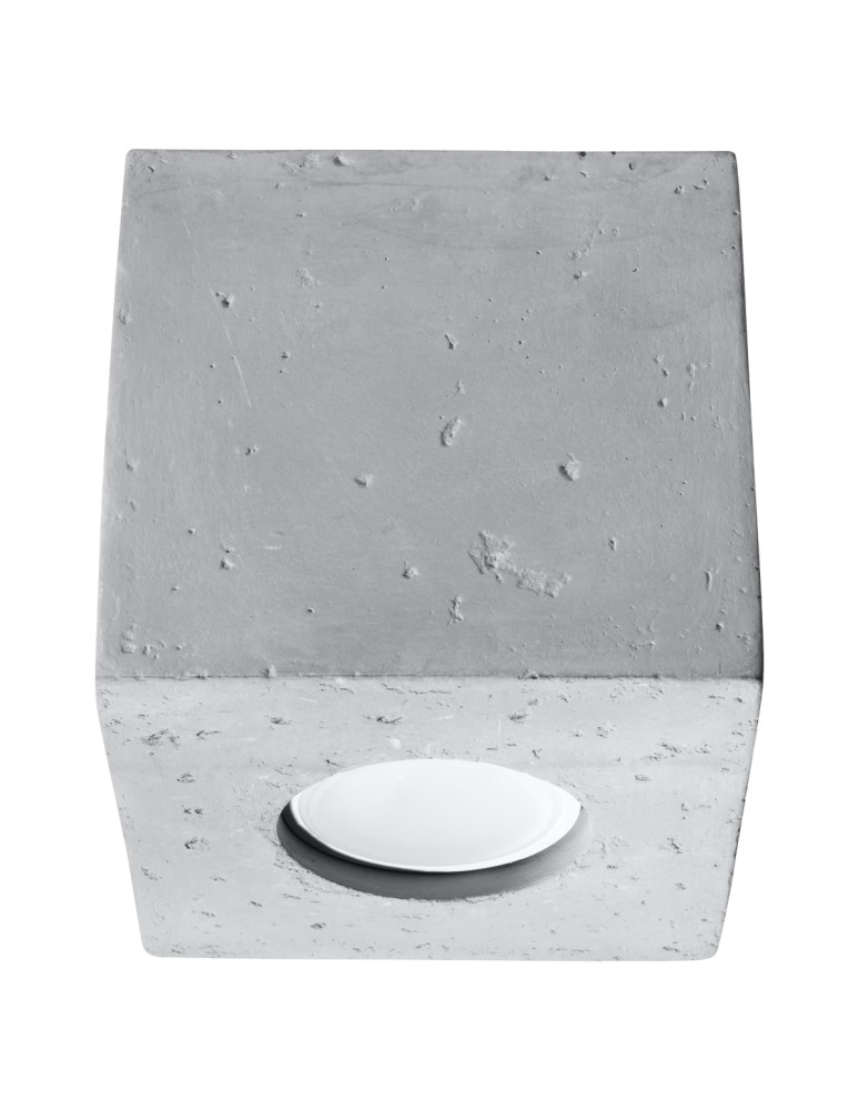 Ceiling lamps - Sollux Plafond QUAD concrete SL.0489 - product kolory-swiatla.pl 1