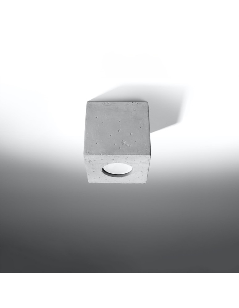 Ceiling lamps - Sollux Plafond QUAD concrete SL.0489 - product kolory-swiatla.pl 2