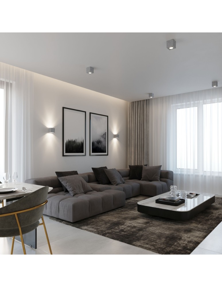 Ceiling lamps - Sollux Plafond QUAD concrete SL.0489 - product kolory-swiatla.pl 8