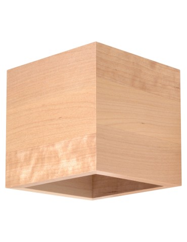 Sollux QUAD wall lamp natural wood SL.0491
