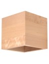Sollux QUAD wall lamp natural wood SL.0491