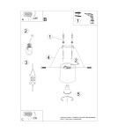 Ceiling lamps - Sollux Plafond ORBIS natural wood SL.0492 - product 5