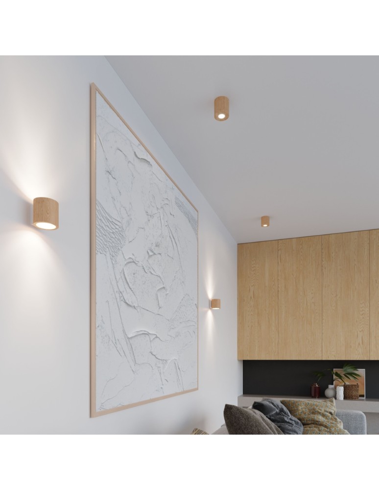 Ceiling lamps - Sollux Plafond ORBIS natural wood SL.0492 - product kolory-swiatla.pl 8