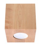 Ceiling lamps - Sollux Plafond QUAD natural wood SL.0493 - product 1