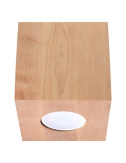 Sollux Plafon QUAD naturalne drewno SL.0493