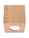 Sollux Plafon QUAD naturalne drewno SL.0493