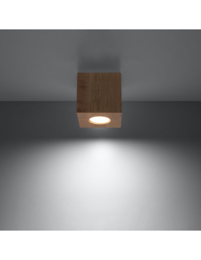Ceiling lamps - Sollux Plafond QUAD natural wood SL.0493 - product kolory-swiatla.pl 3