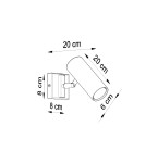 Wall lamps - Sollux Wall lamp DIREZIONE white SL.0494 - product 4