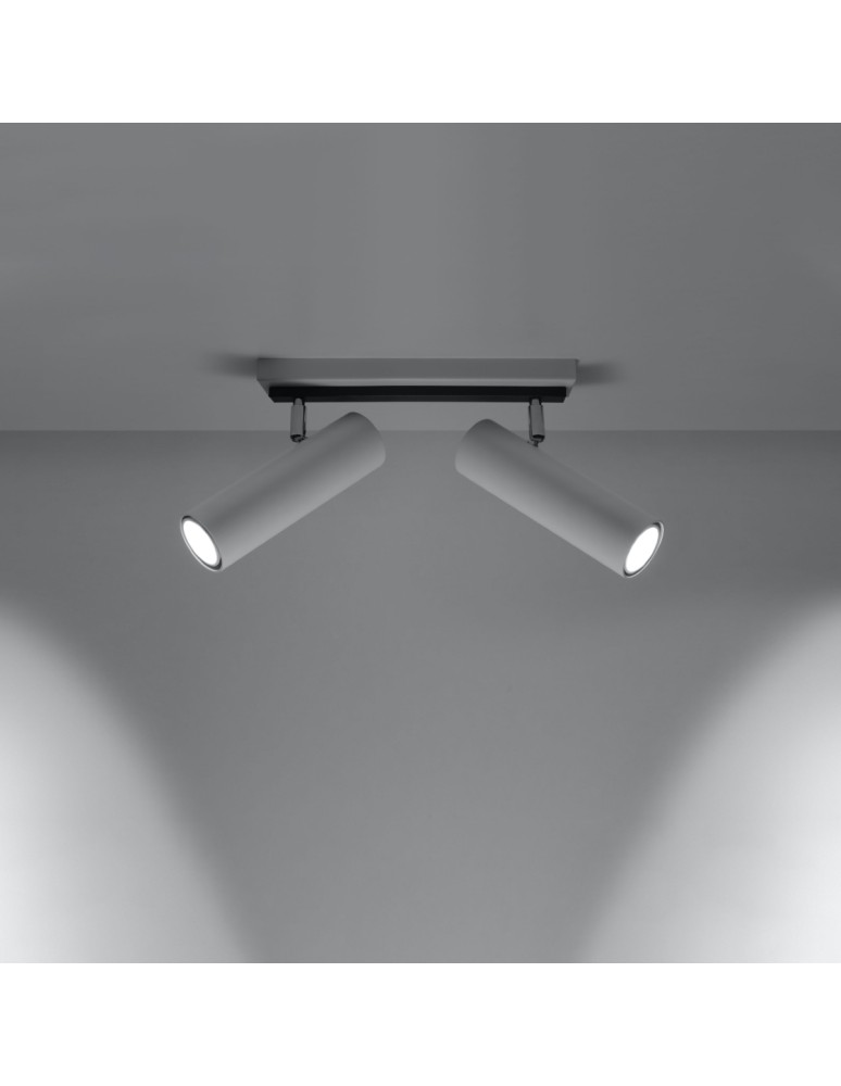 Ceiling lamps - Sollux Plafond DIREZIONE 2 white SL.0496 - product kolory-swiatla.pl 3