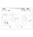 Wall lamps - Sollux Wall lamp DIREZIONE black SL.0498 - product 5