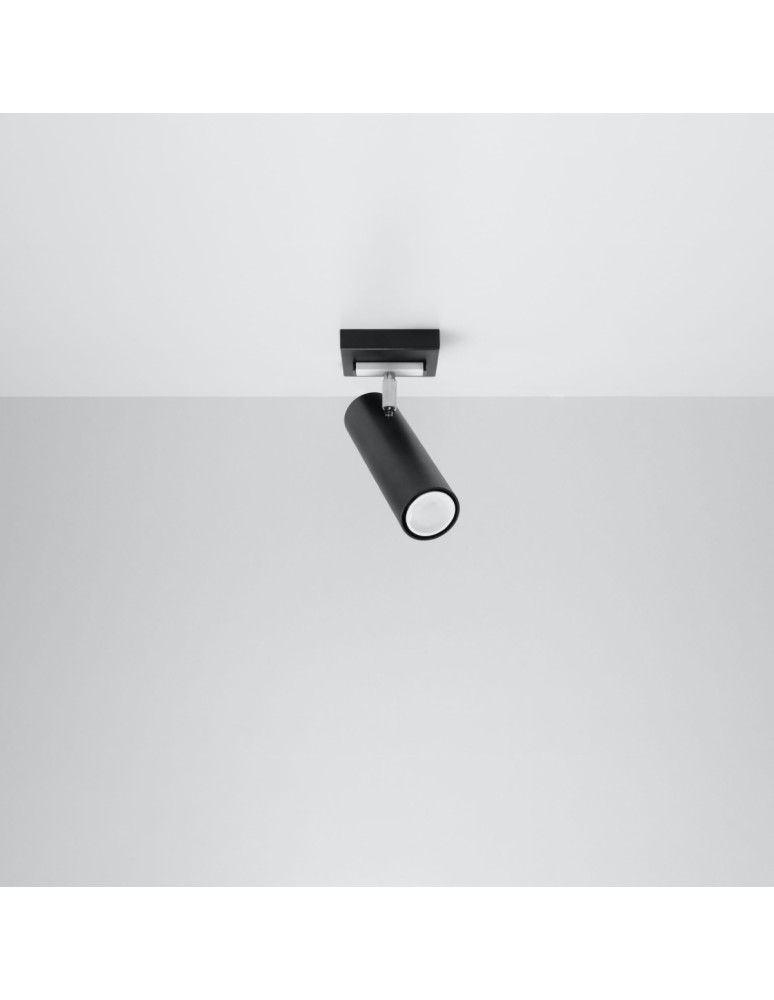 Ceiling lamps - Sollux Plafond DIREZIONE 1 black SL.0499 - product kolory-swiatla.pl 2
