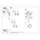 Sollux Plafon DIREZIONE 1 czarny SL.0499