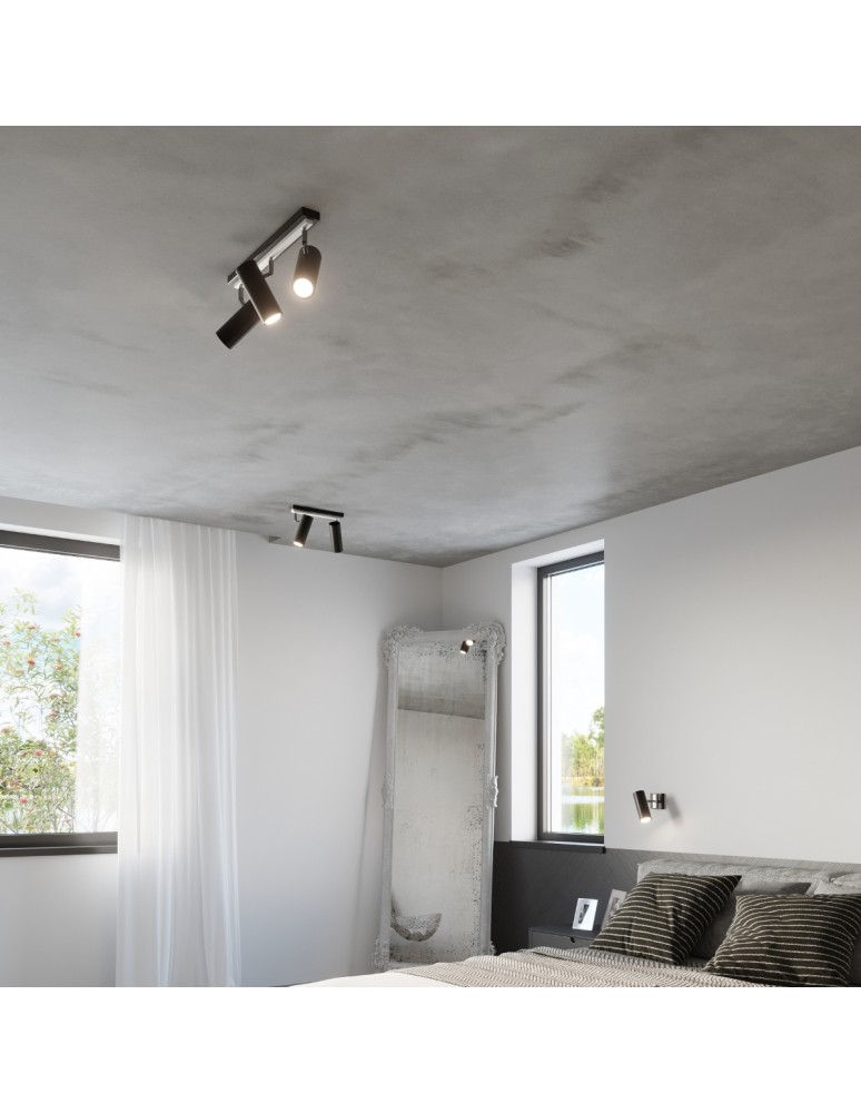 Ceiling lamps - Sollux Plafond DIREZIONE 2 black SL.0500 - product kolory-swiatla.pl 7